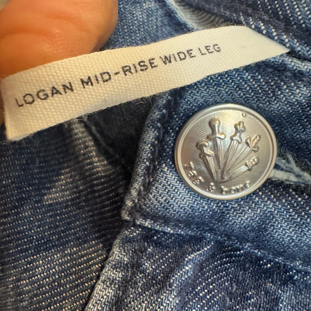 Rag & Bone Women's Featherweight Logan Jeans Wide Leg Randie Size 27 NWT - Picture 14 of 15